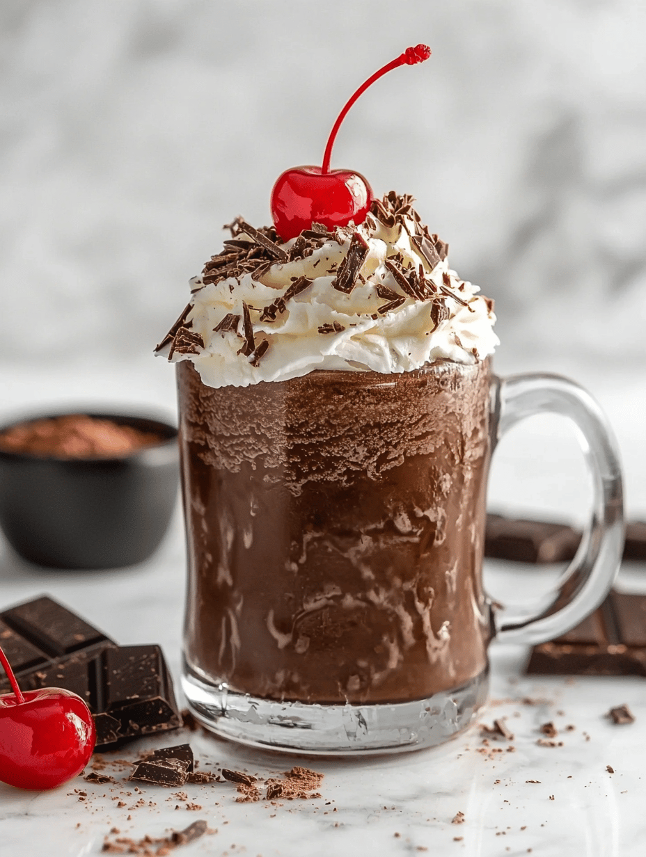 Chill Out with the Most Unexpected Chocolate Slushie Twist