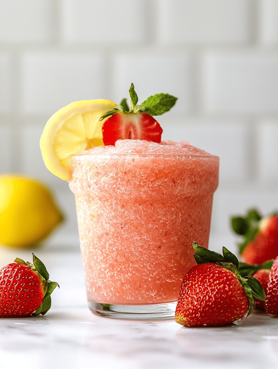 Frozen Berry Bliss: The Ultimate Strawberry Slushie Hack