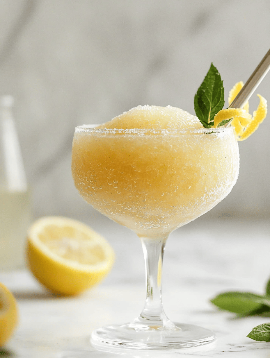 Frozen Bubbles: The Art of the Champagne Slushie