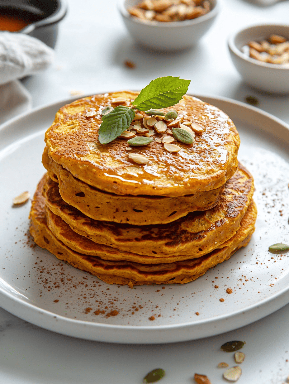 Autumn’s Surprise: Pumpkin Spice Pancakes with a Twist
