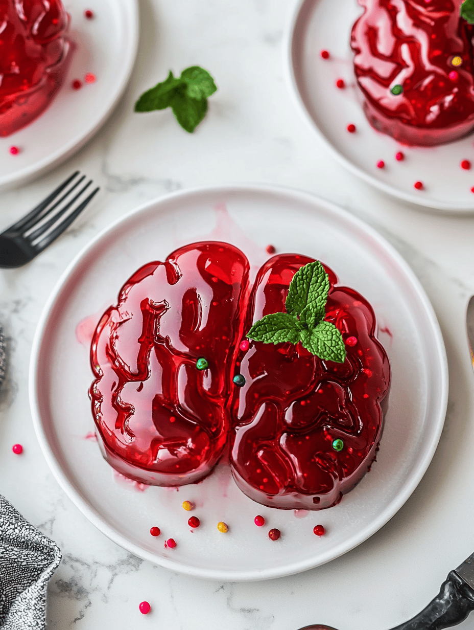 Hauntingly Delicious: The Halloween Brain Jello Mold
