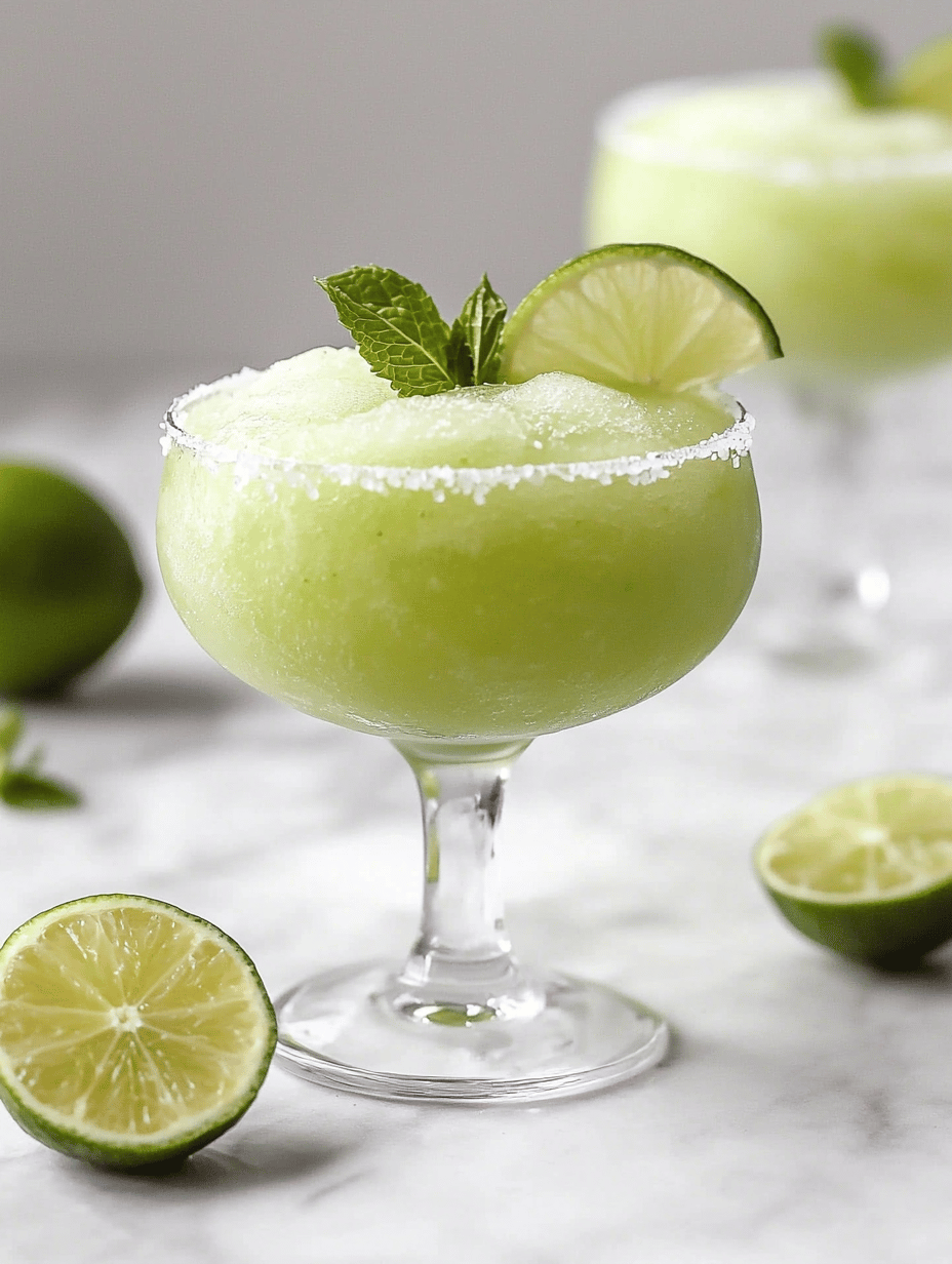 Chill Out with the Unexpectedly Elegant Frozen Margarita Slushie