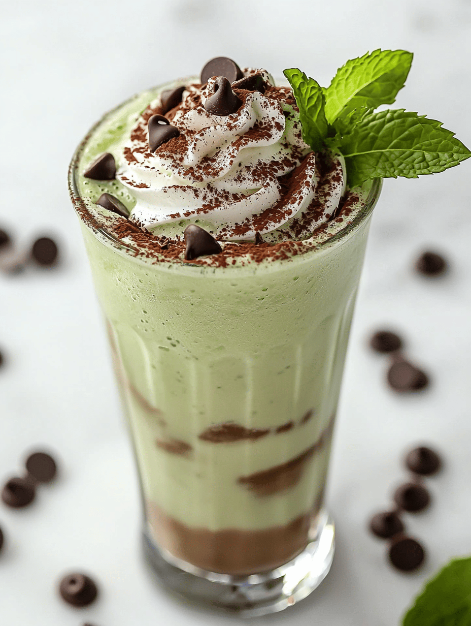 Chill Out with the Wild Flavors of Mint & Chocolate Milkshake Slushie