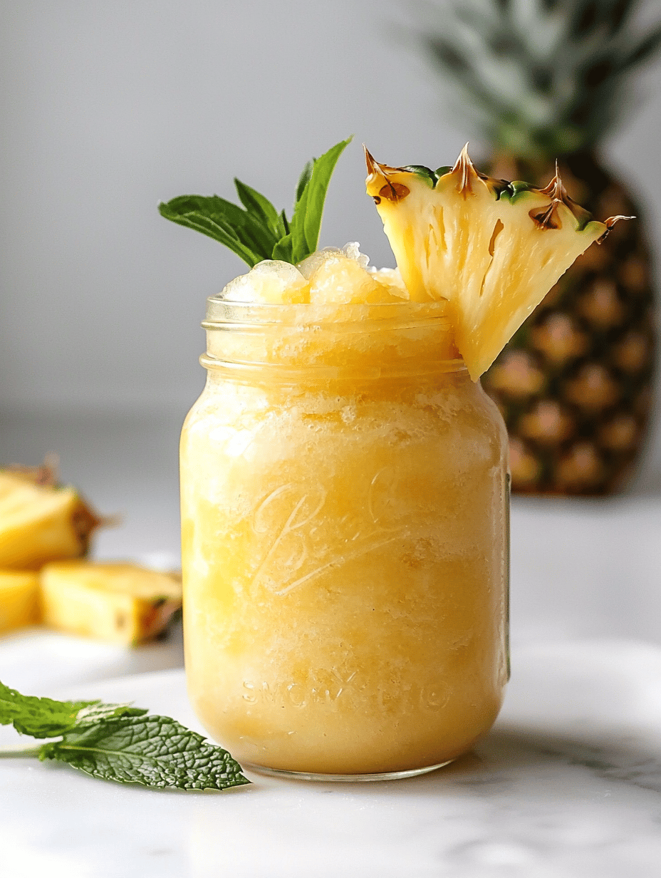 Tropical Twist: The Surprising Charm of Pineapple Slushie