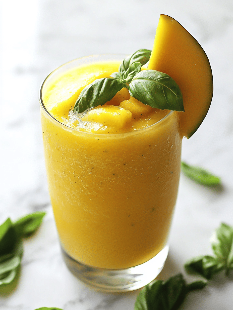 The Secret Chill: Mango Slushie with a Twist