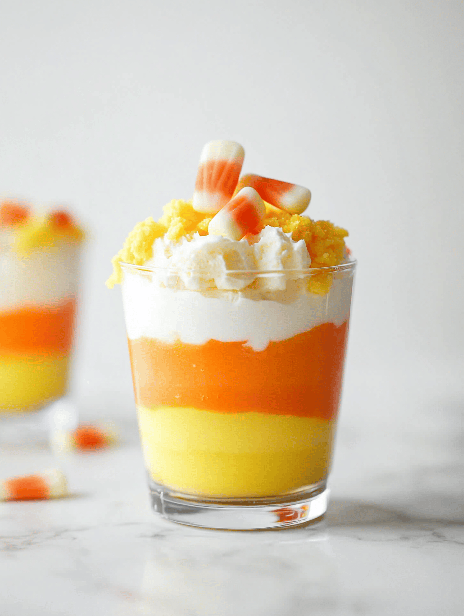 Hexed Halloween Candy Corn Parfaits: A Spooky Secret