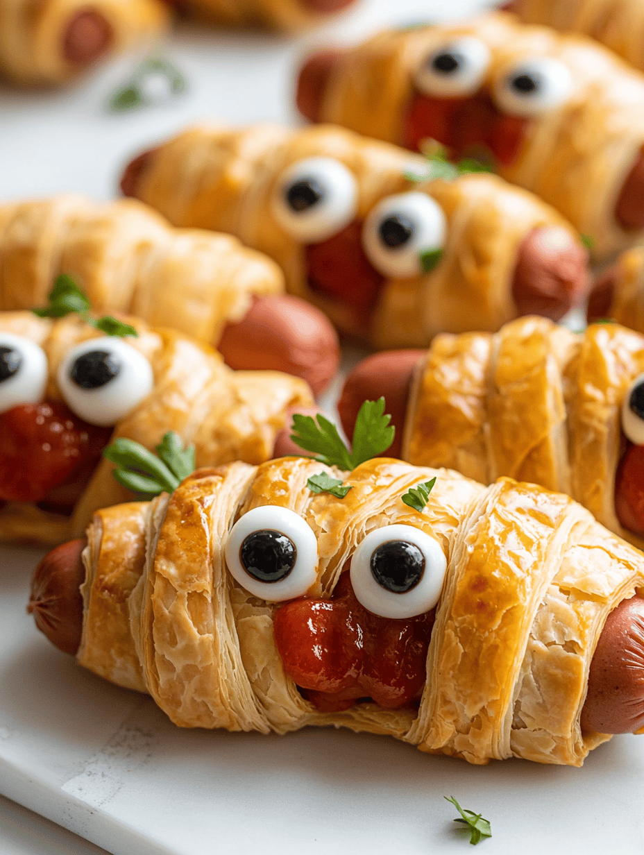 Spooky Chic: Halloween Mummy Hot Dogs for a Ghoulish Feast