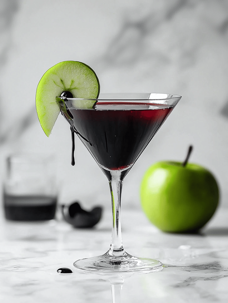 Enchanted Evil: The Spooky Charm of the Halloween Poison Apple Martini
