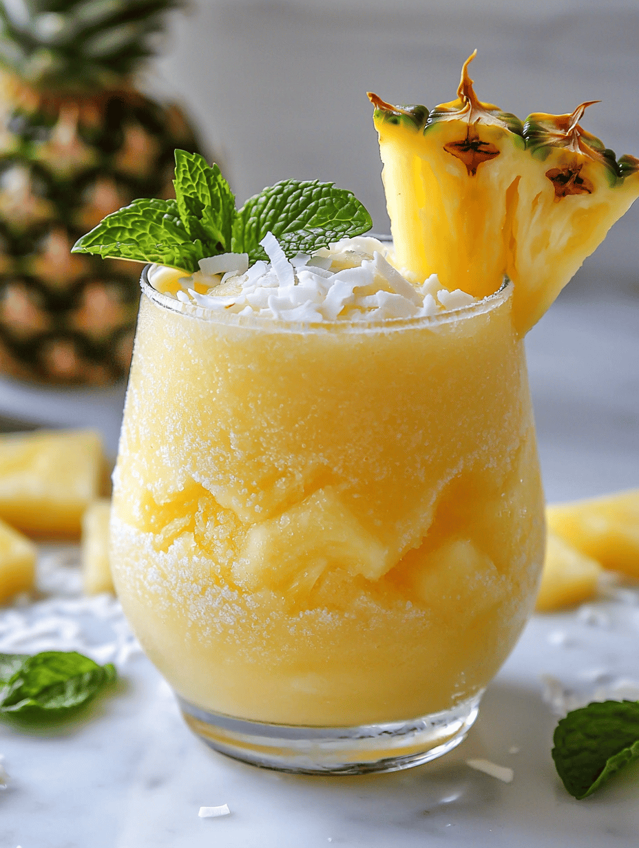 Tropical Chill: The Art of Making a Perfect Pia Colada Slushie