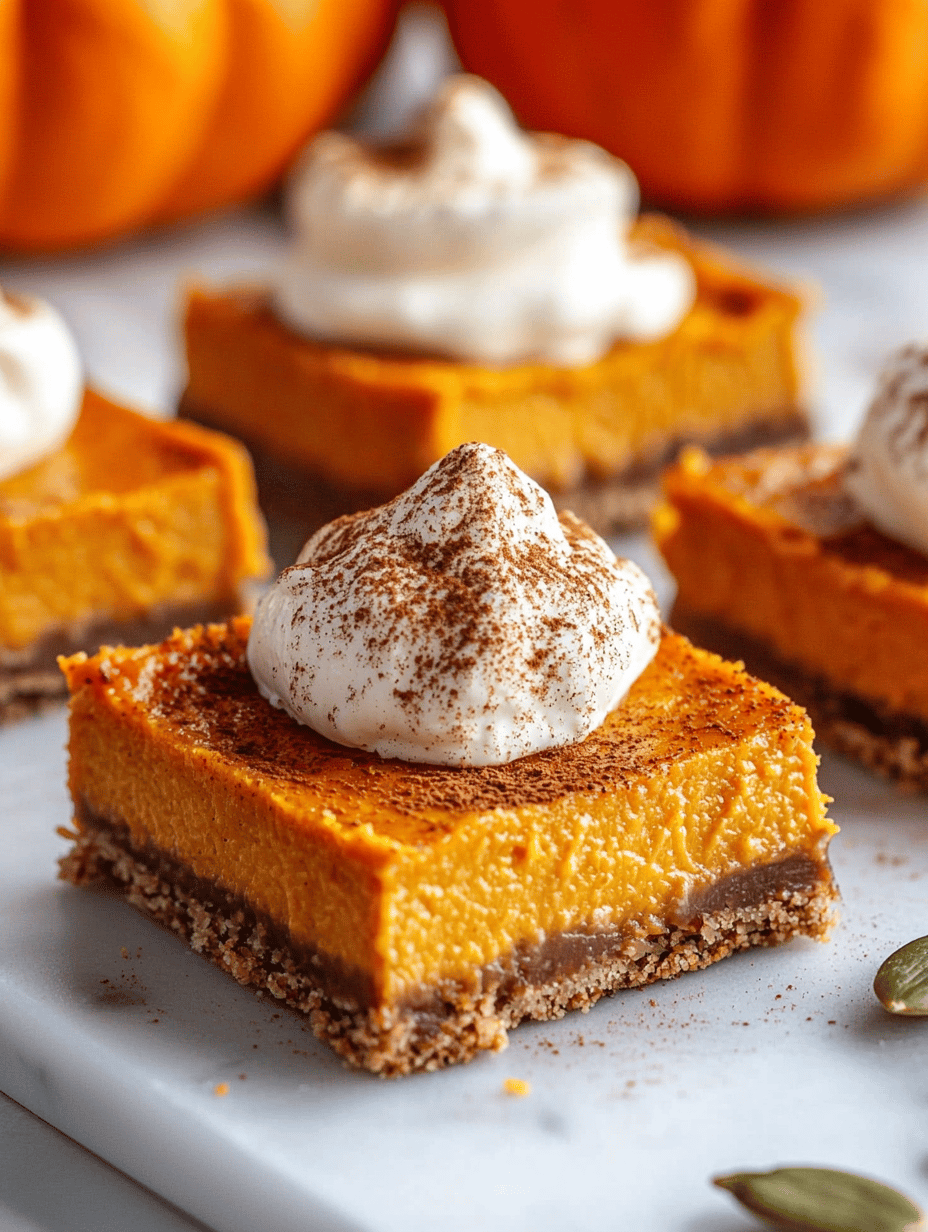Spooky Sweetness: Hidden Spice Pumpkin Cheesecake Bars