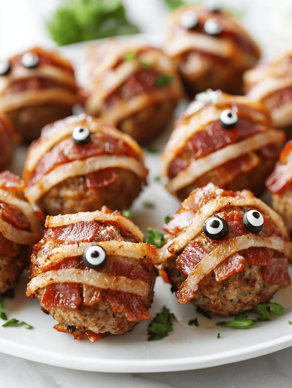 Spooktacular Mummy Meatballs: The Halloween Party Hit