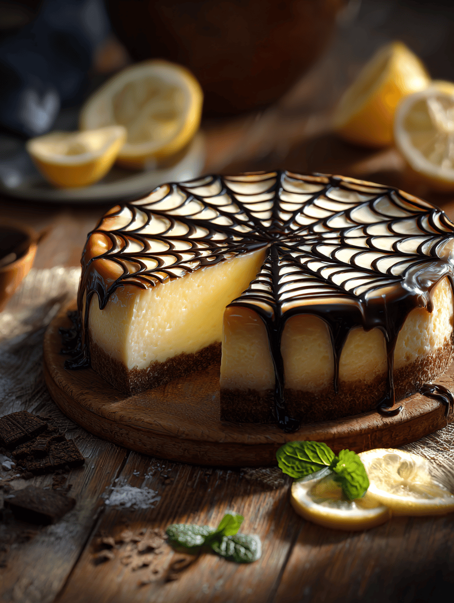 Spiderweb Cheesecake: A Tangy, Textured Delight with an Unexpected Twist