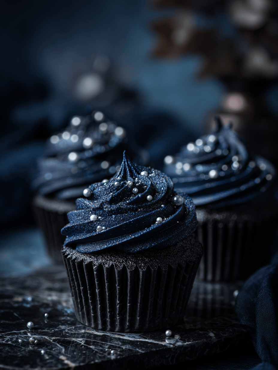 Black Velvet Cupcakes: A Midnight-Blue Dessert with a Deep, Rich Soul